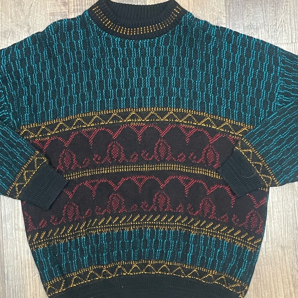 VTG Kensington Print Sweater